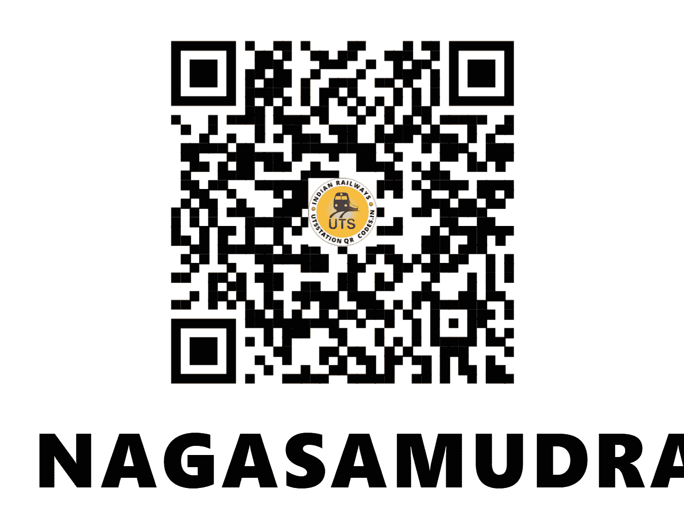 UTS QR Code for NAGASAMUDRAM - NGM (SW - ANDHRA PRADESH)